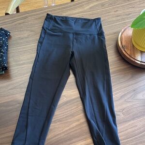 Black Ankle-Length Women's Pants
